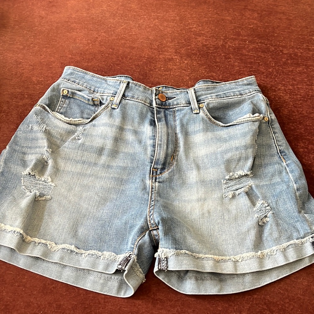 Women’s Distressed Jean Shorts